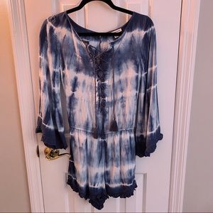 American Eagle Tie Dye Romper